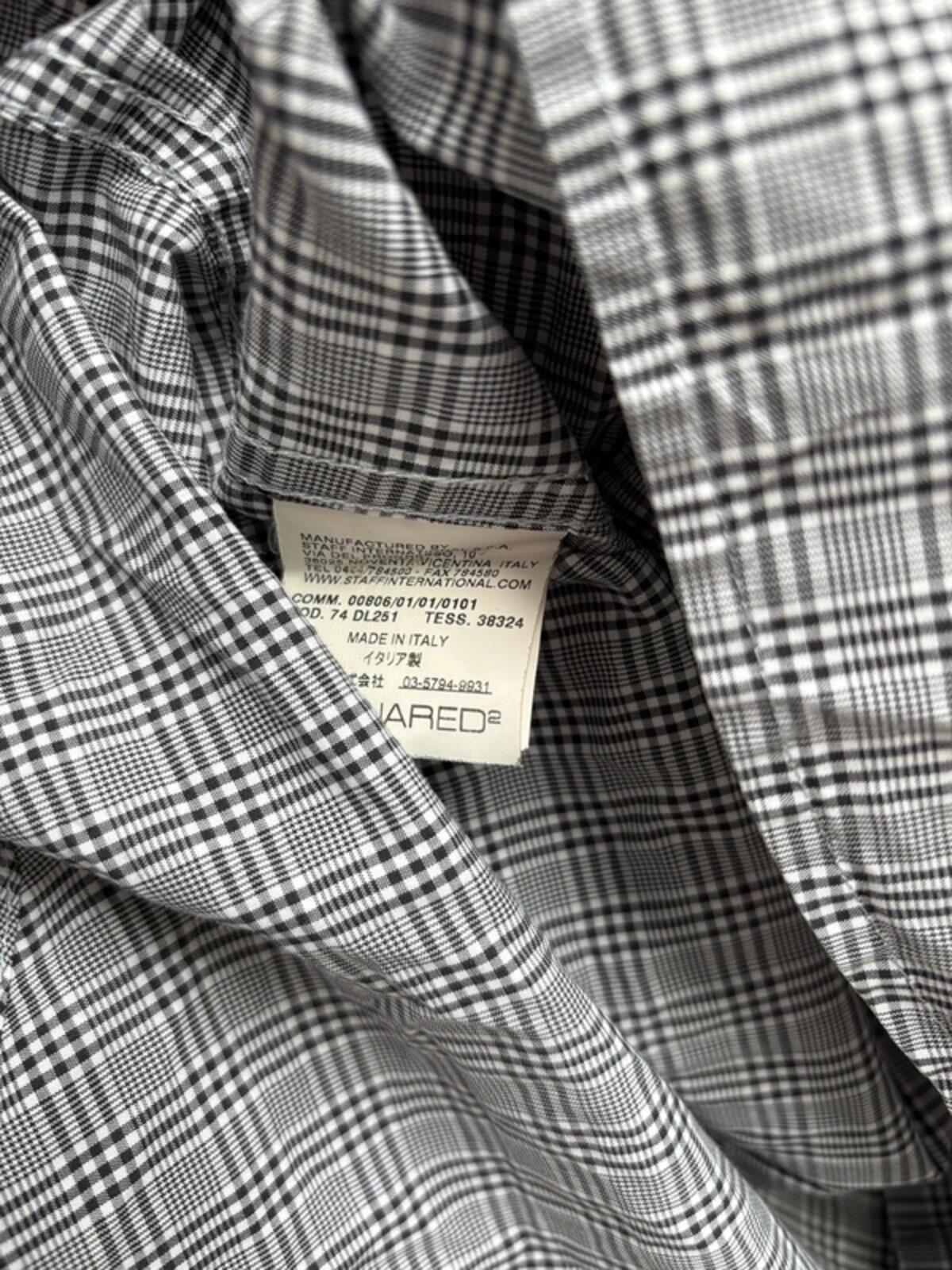 Dsquared2 Checkered Cotton Shirt