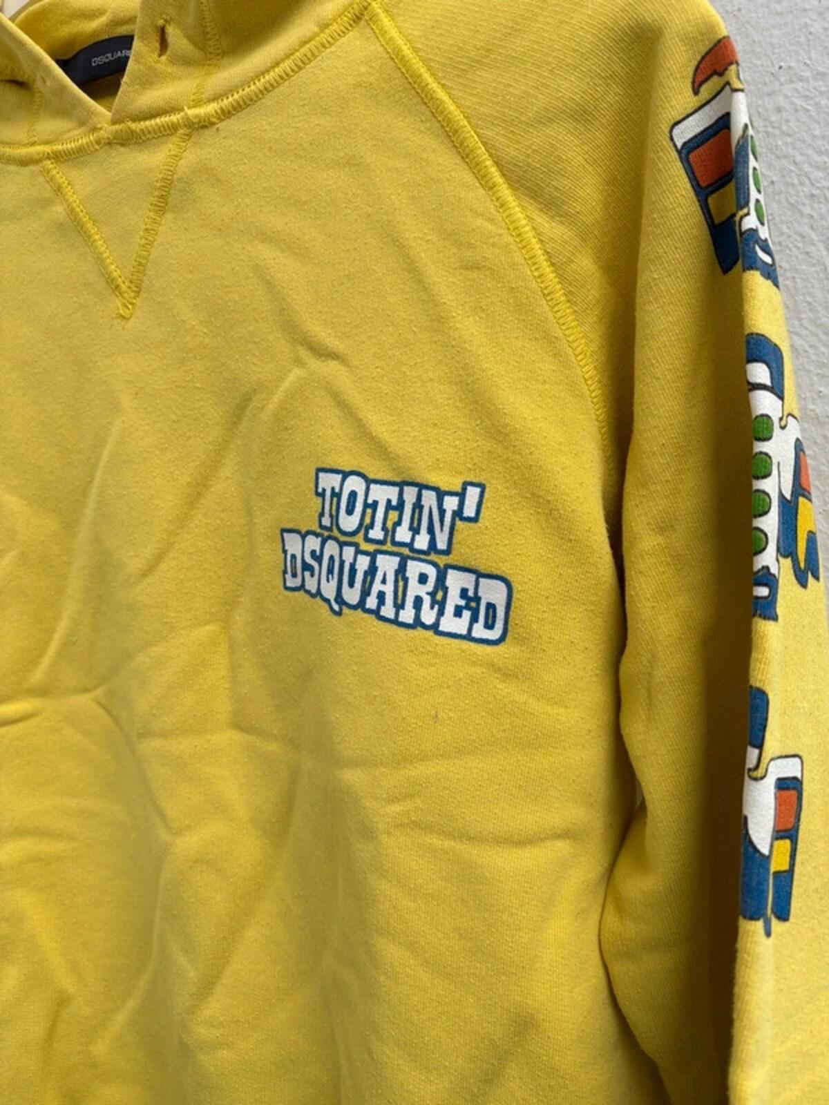 Dsquared2 SS2006 „Totin Dsquared“ Hoodie Yellow S