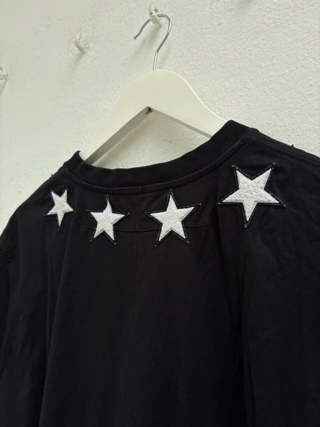 Givenchy SS2017 by Riccardo Tisci Black Stars T-Shirt