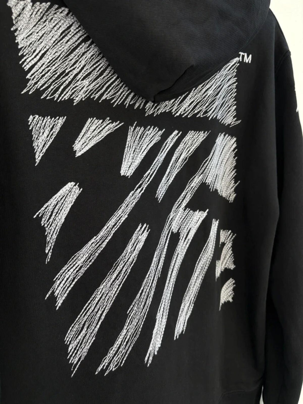 Off-White Embroidered Boro Hoodie