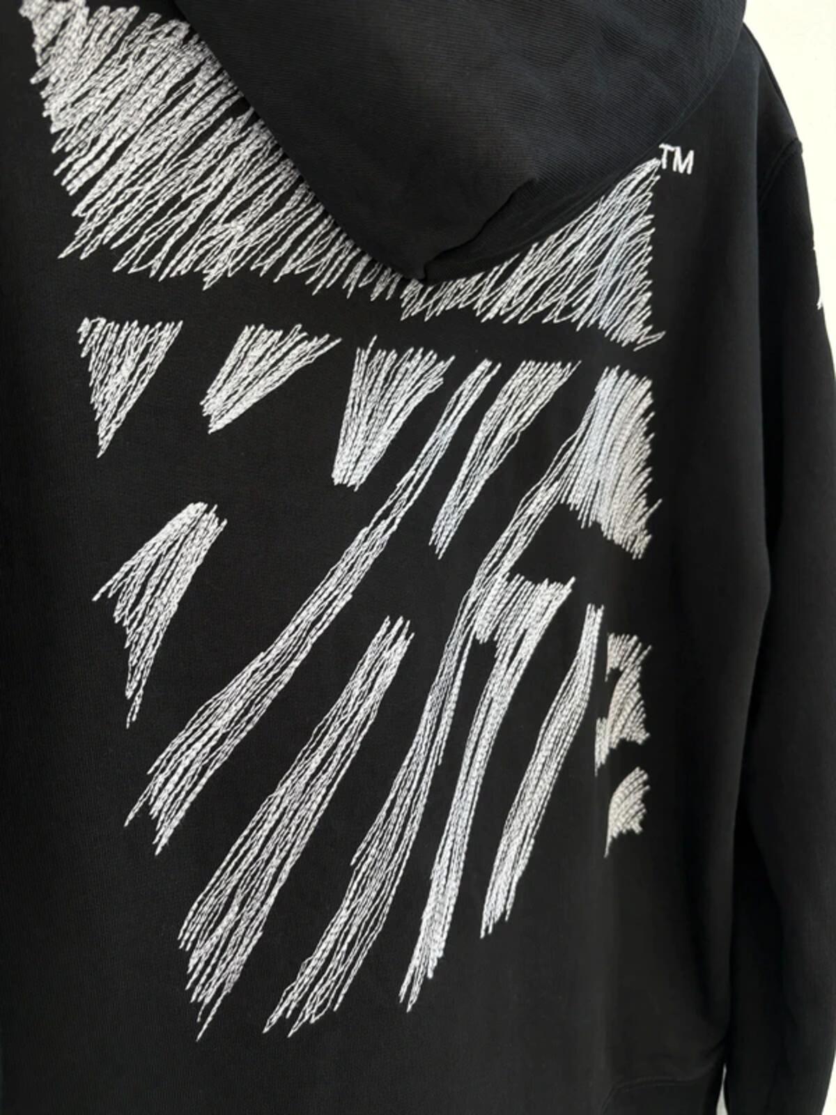 Off-White Embroidered Boro Hoodie