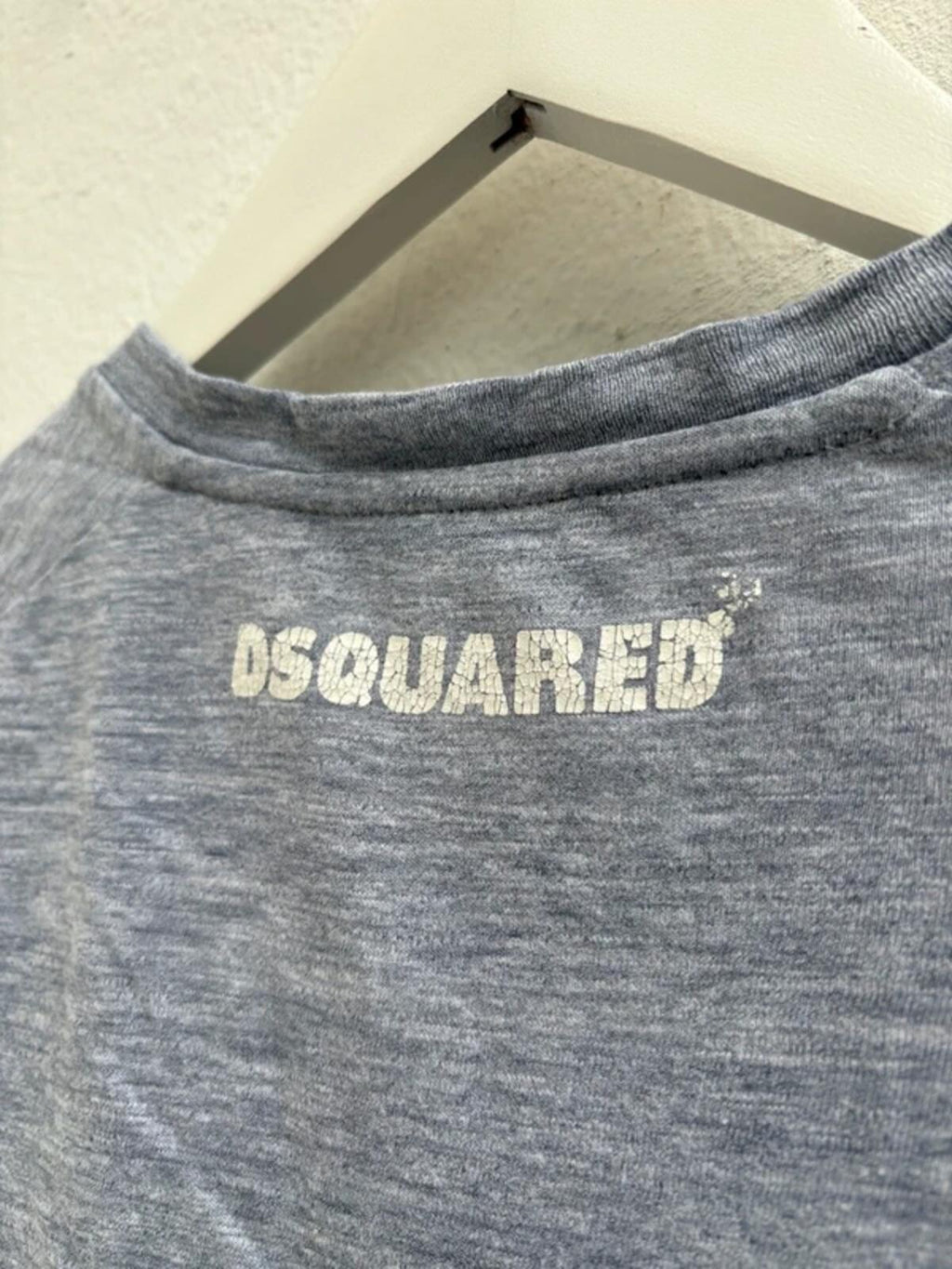Dsquared2 SS2014 "Flying Safari" Distressed T-Shirt Grey