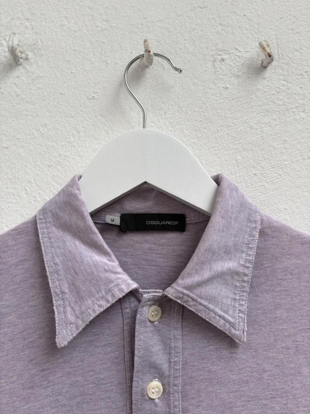 Dsquared2 SS2007 "Locker Room Access" Polo Grey/Purple