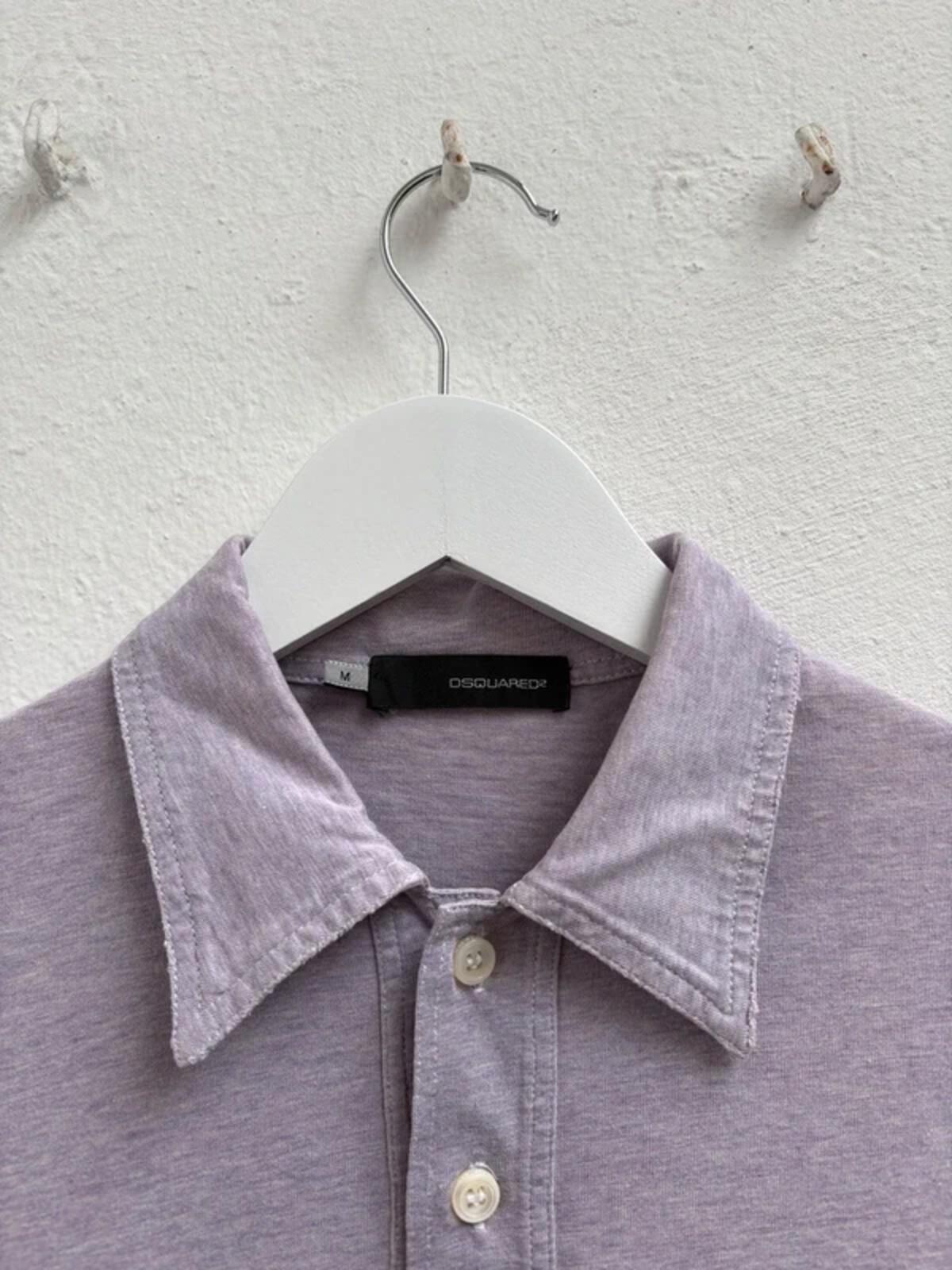 Dsquared2 SS2007 "Locker Room Access" Polo Grey/Purple