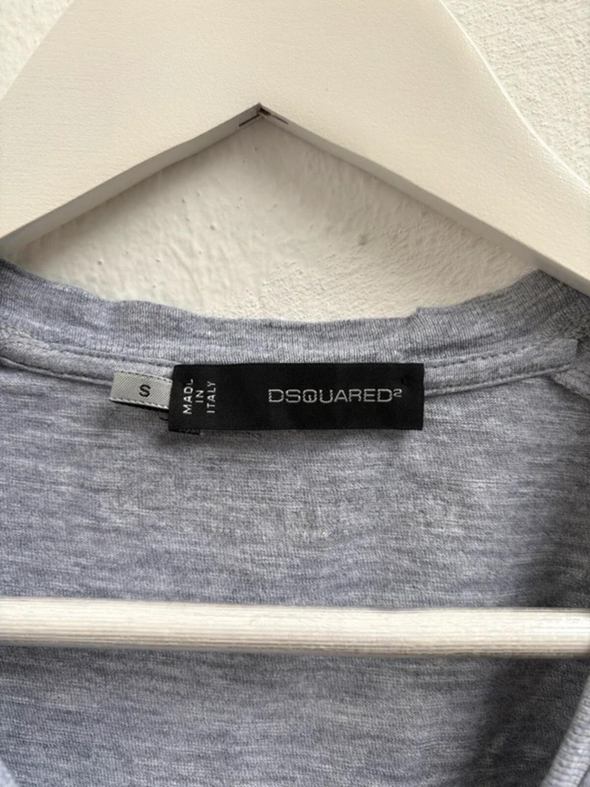 Dsquared2 SS2014 "Flying Safari" Distressed T-Shirt Grey
