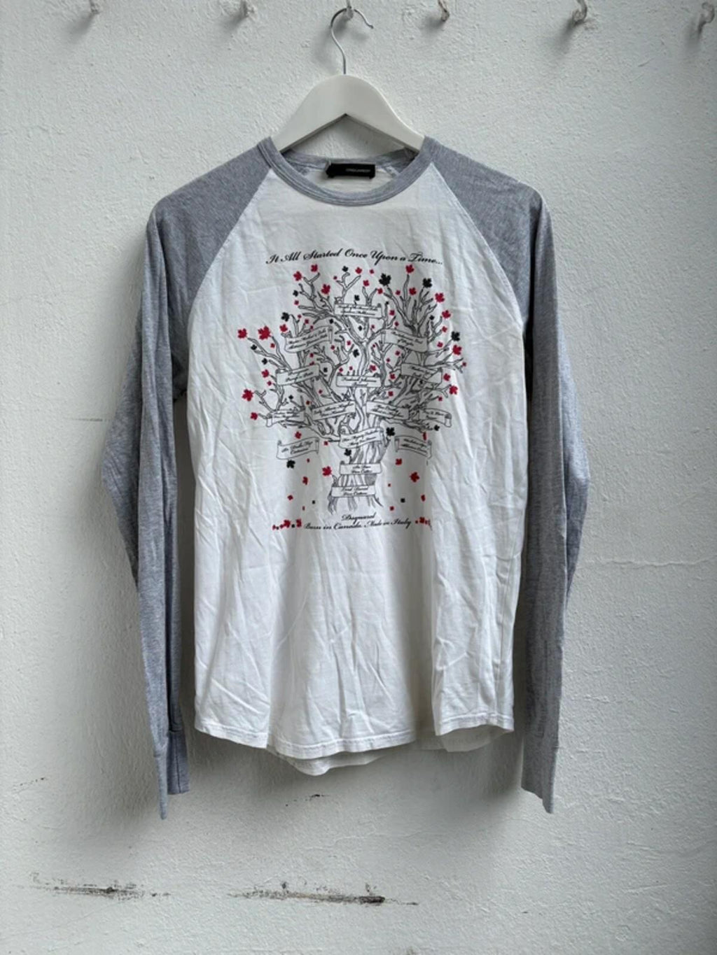 Dsquared2 FW2006 „Family Tree“ Longsleeve