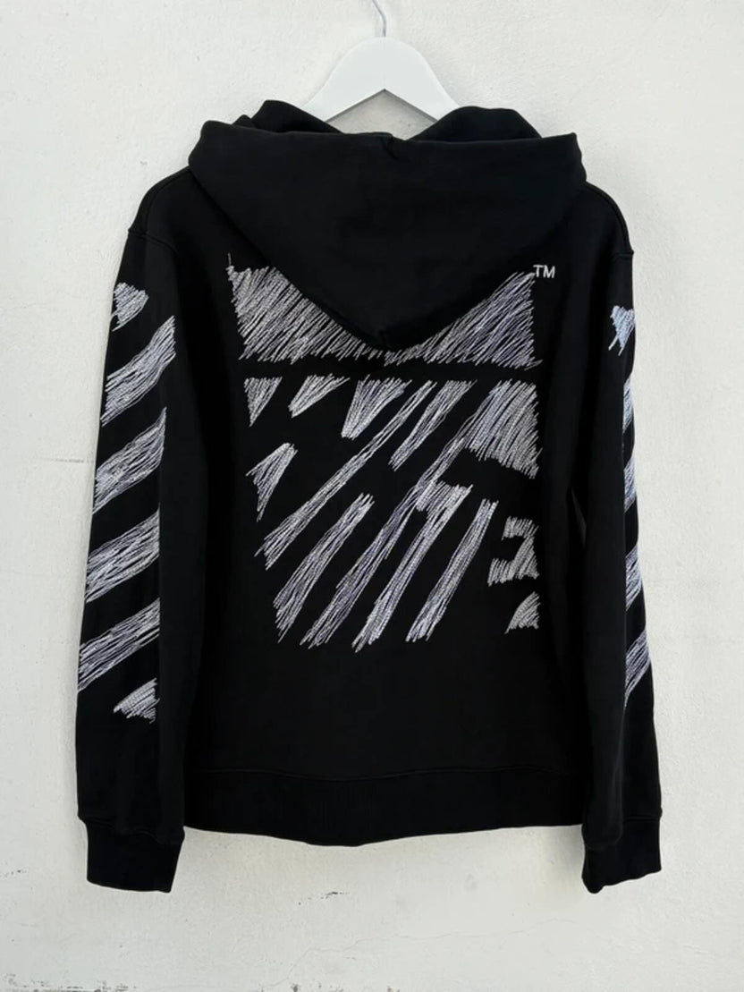 Off-White Embroidered Boro Hoodie