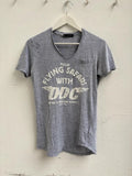 Dsquared2 SS2014 "Flying Safari" Distressed T-Shirt Grey