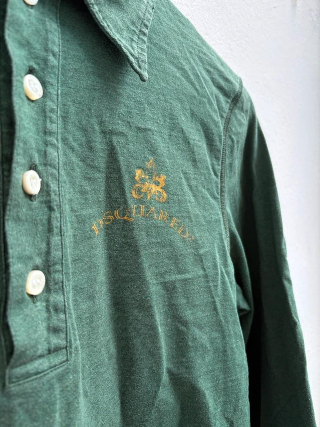 Dsquared2 FW2006 Double-Layered Polo Green