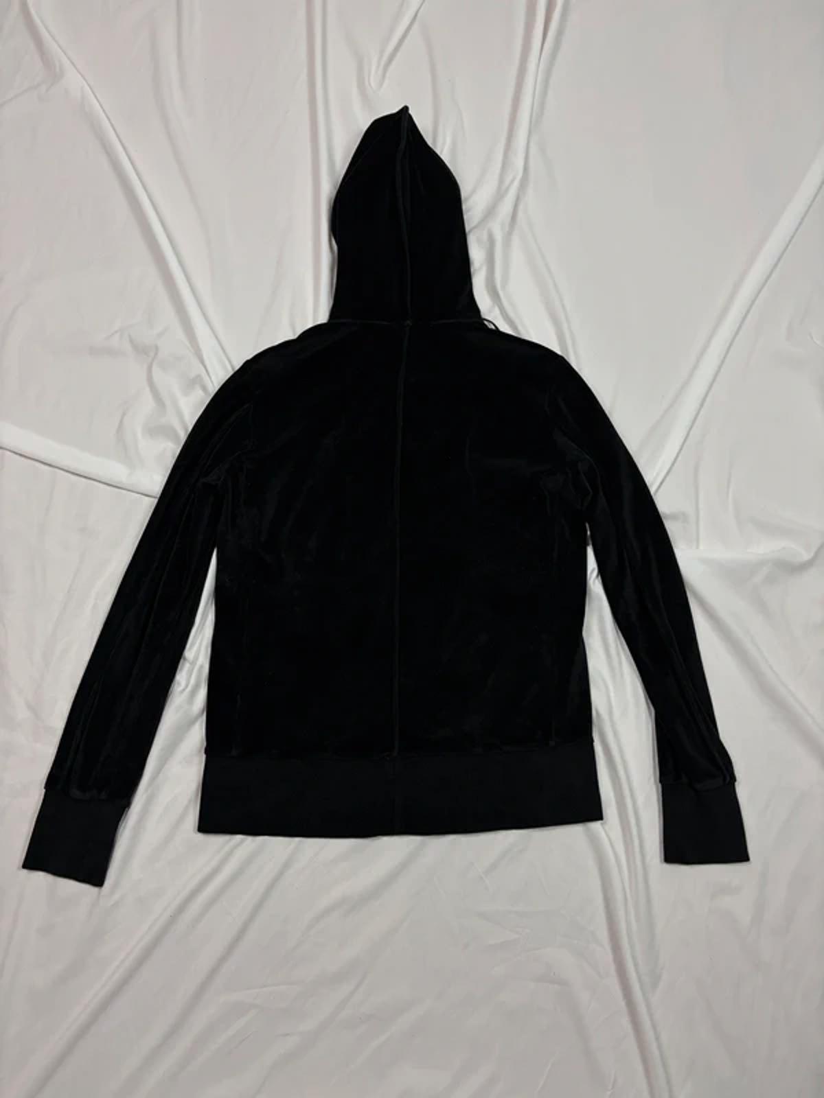 Attachment by Kazuyuki Kumagai Velour Hoodie Black