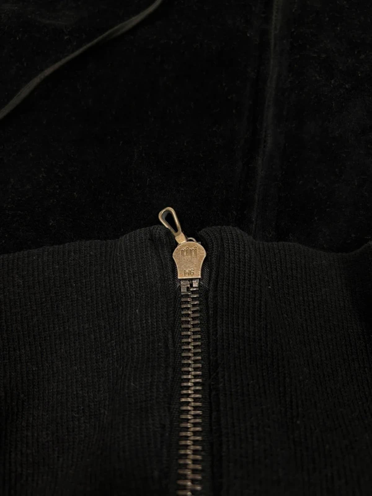 Attachment by Kazuyuki Kumagai Velour Hoodie Black