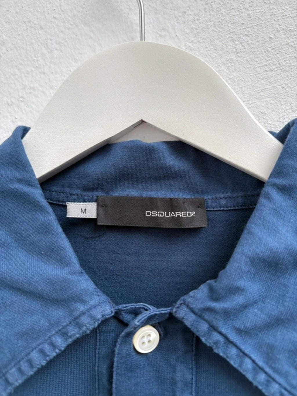 Dsquared2 FW06 „Duke" Longsleeve Polo Shirt Blue