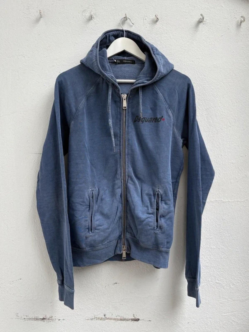 Dsquared2 SS2012 Maple Logo Hoodie Blue S
