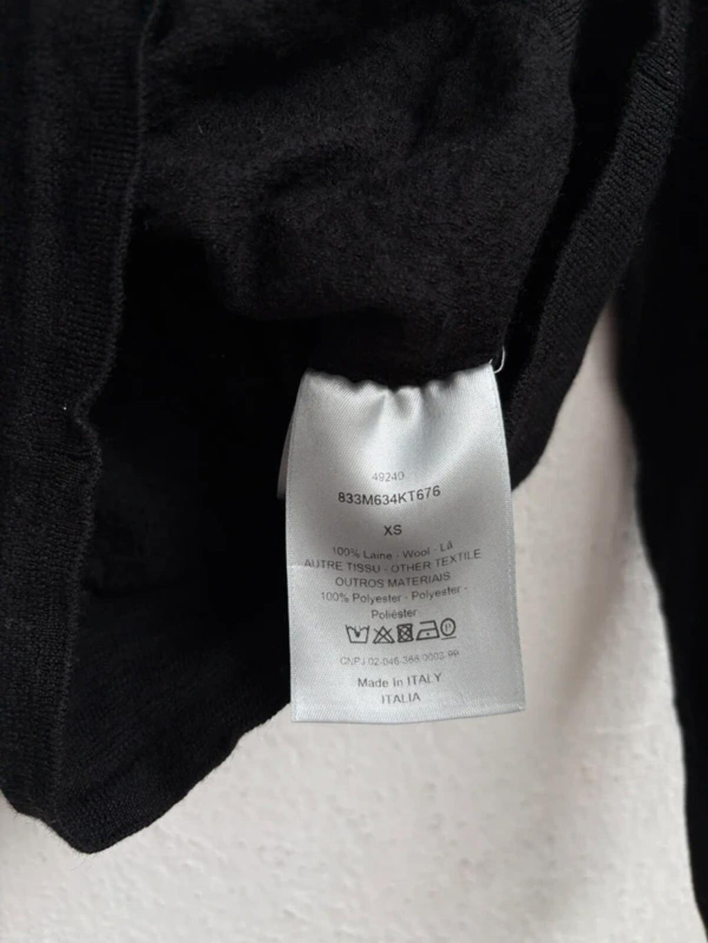 Dior Homme „Bee Sweater“ by Kris van Assche Wool