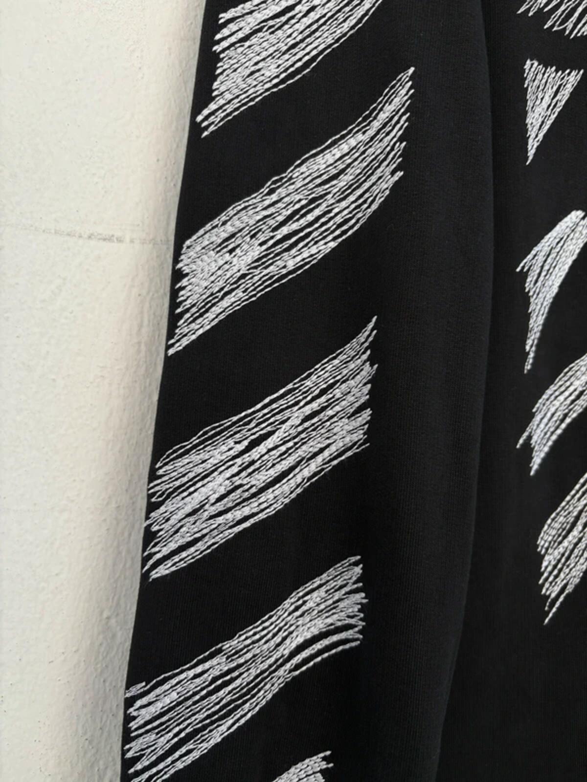 Off-White Embroidered Boro Hoodie