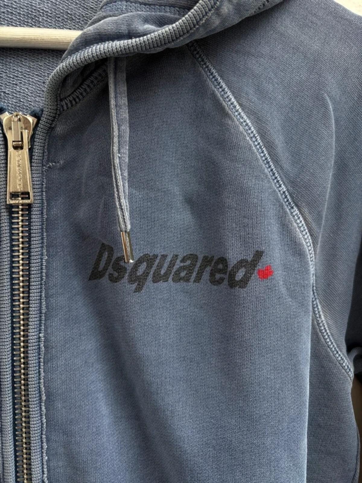 Dsquared2 SS2012 Maple Logo Hoodie Blue S