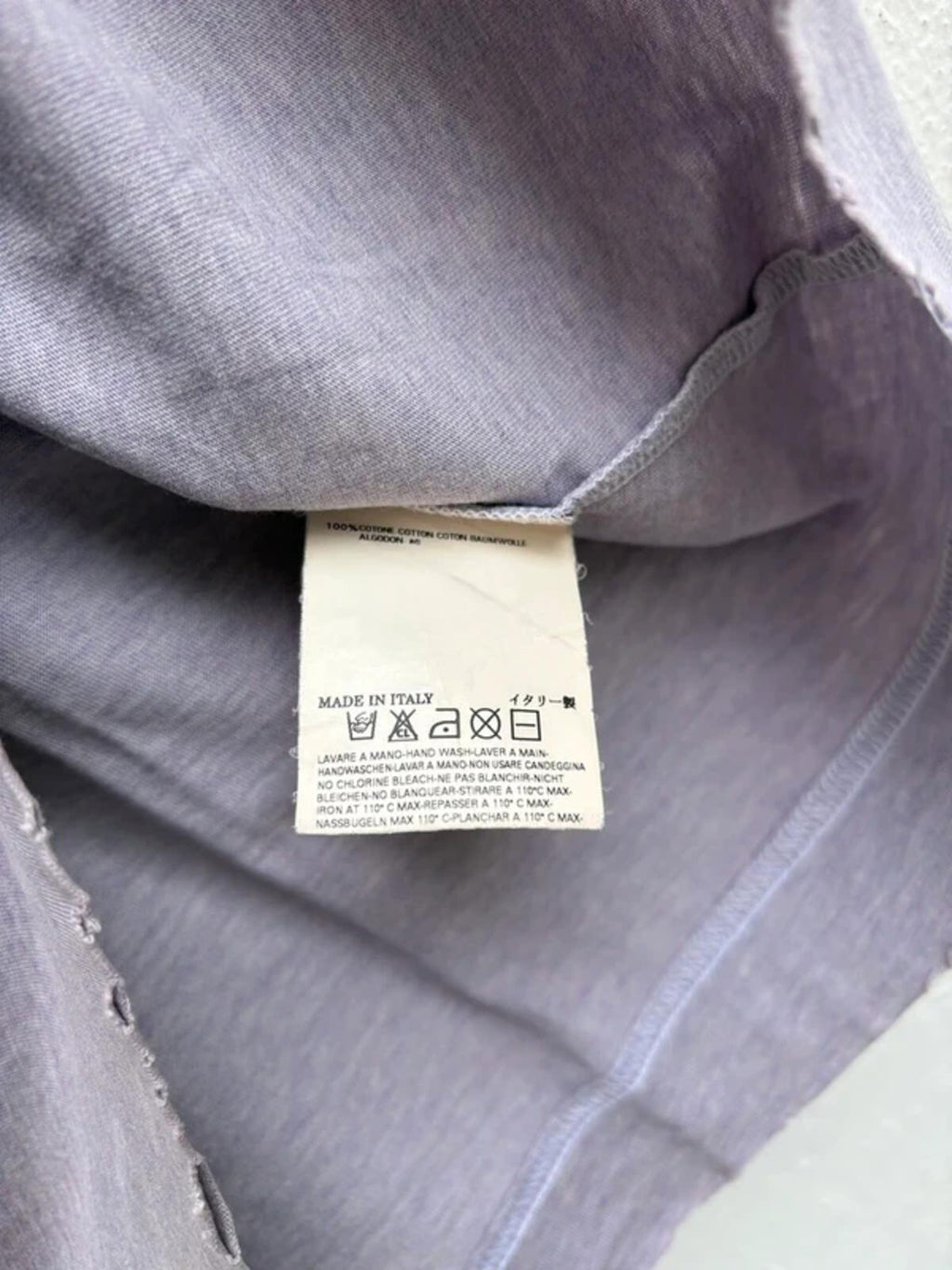 Dsquared2 SS2007 "Locker Room Access" Polo Grey/Purple