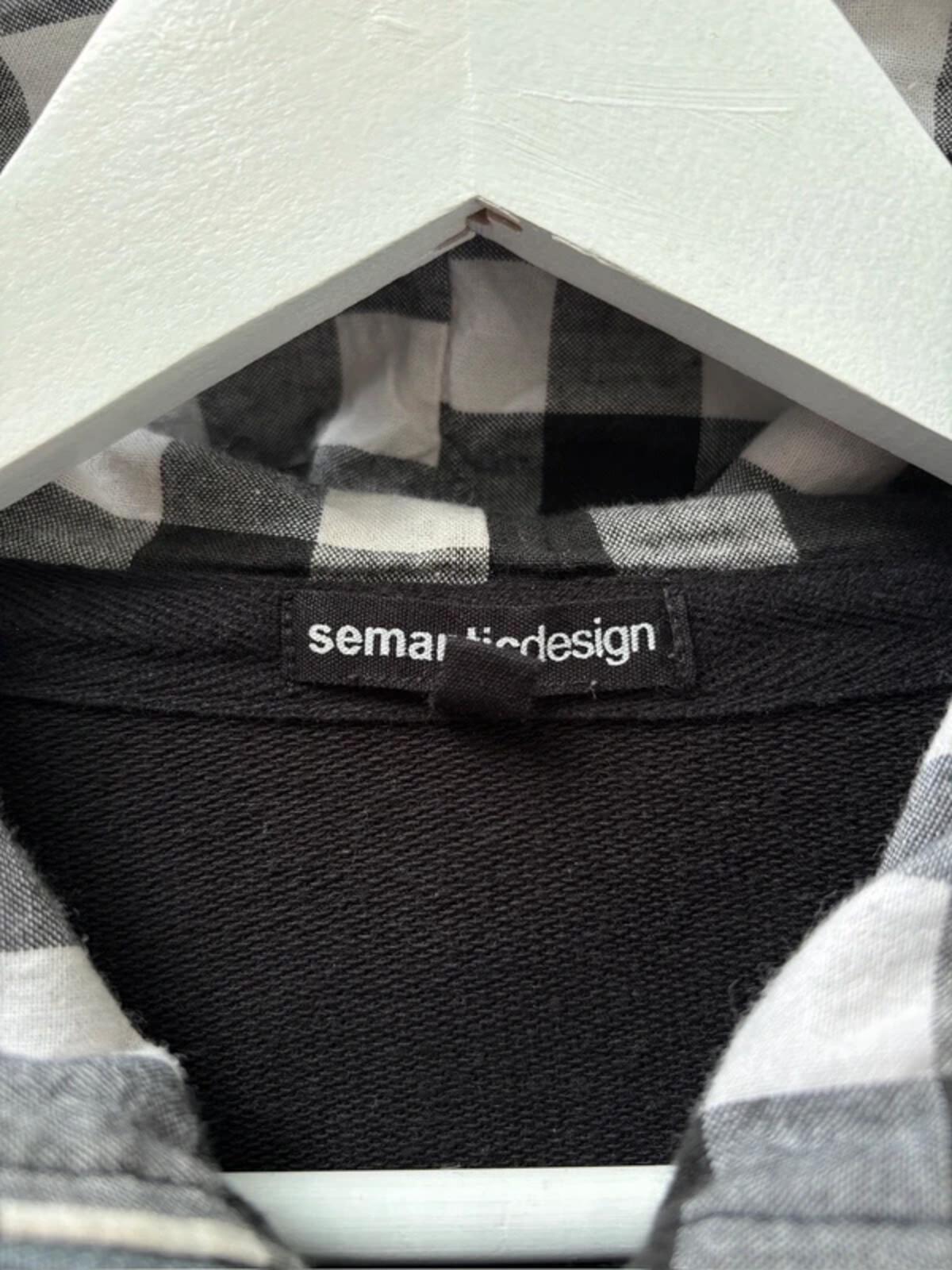 Semantic Design Colored Full-Zip Hoodie Size L