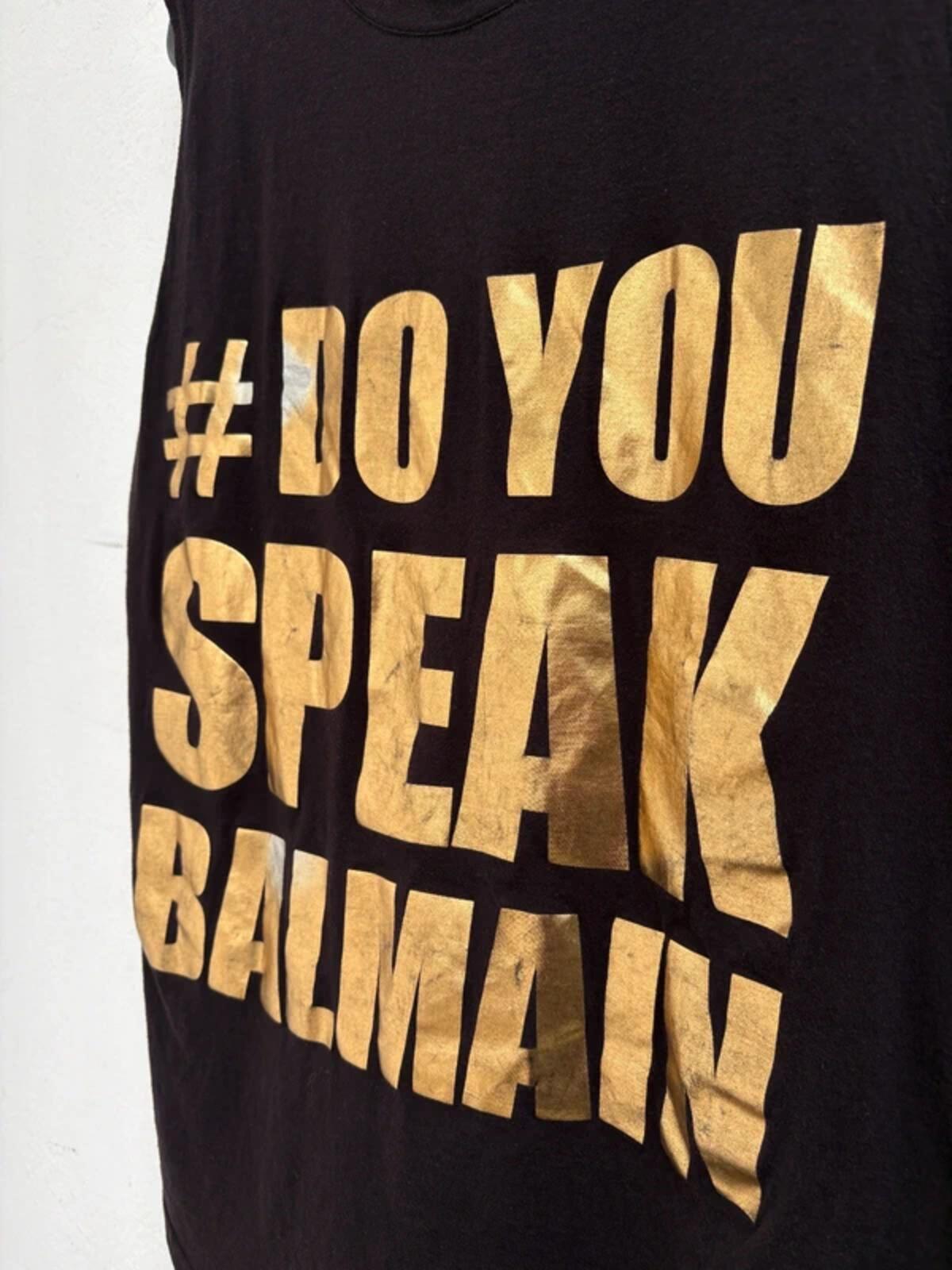 #douyouspeakbalmain tank-top