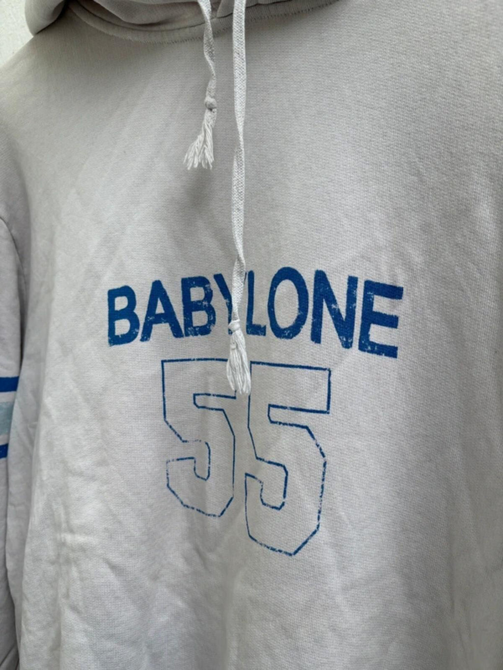 Saint Laurent Paris SS2018 „Babylone“ Hoodie White