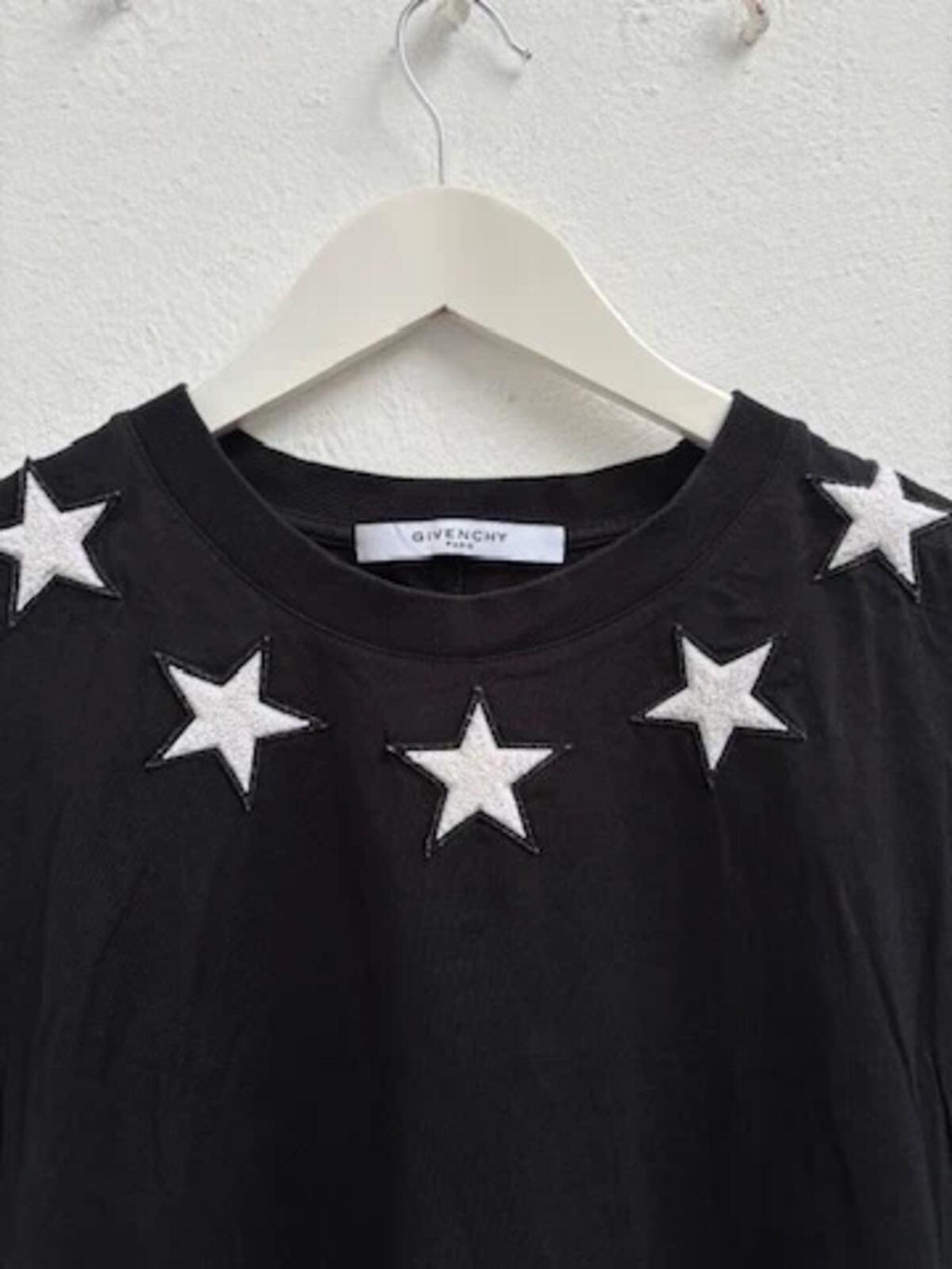 Givenchy SS2017 by Riccardo Tisci Black Stars T-Shirt