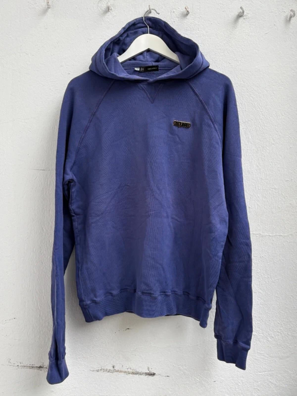 Dsquared2 FW2009 Purple Metal Logo Hoodie L