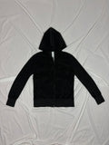Attachment by Kazuyuki Kumagai Velour Hoodie Black