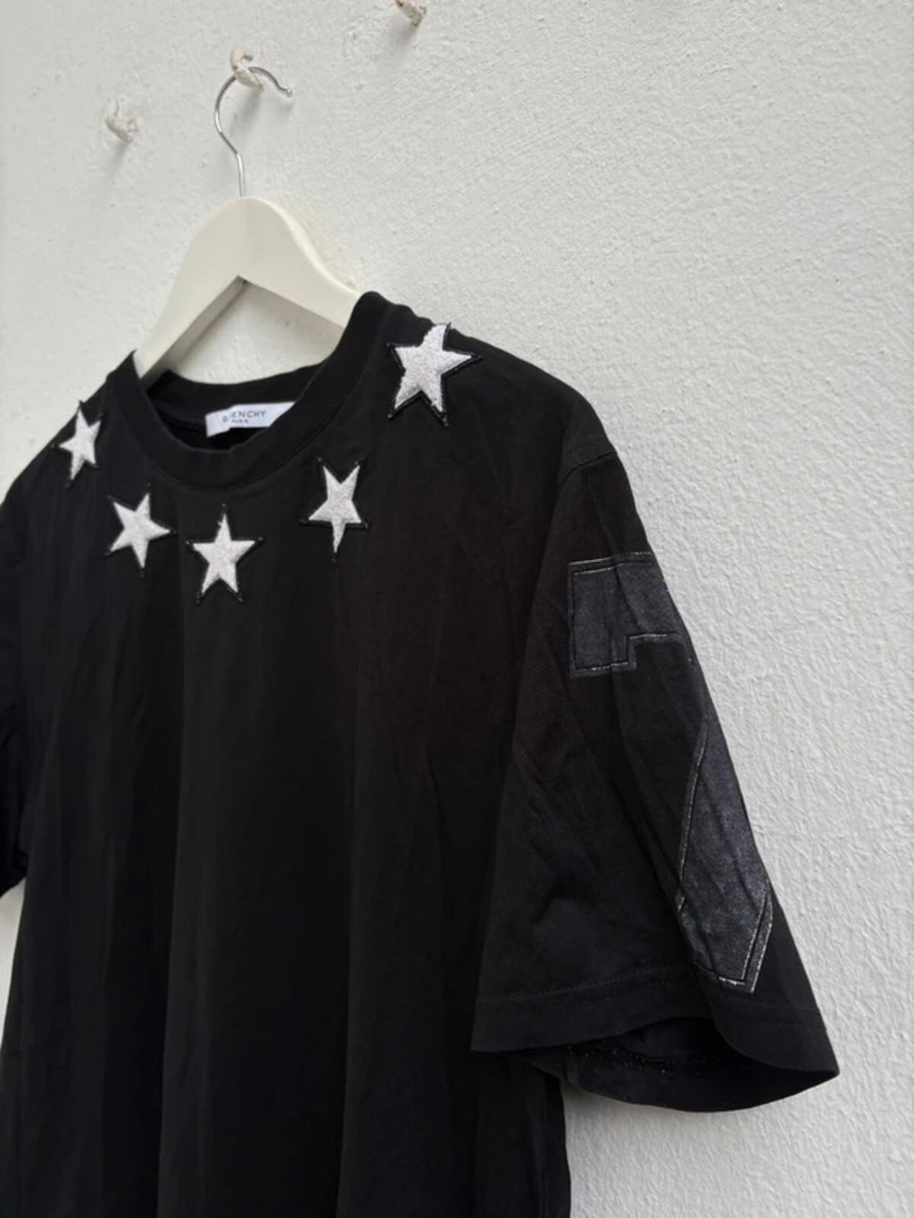 Givenchy SS2017 by Riccardo Tisci Black Stars T-Shirt