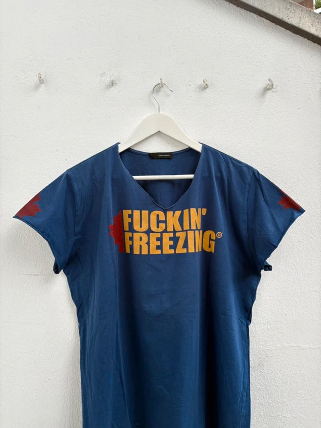 Dsquared2 FW2004 „Fucking Freezing“  Shirt