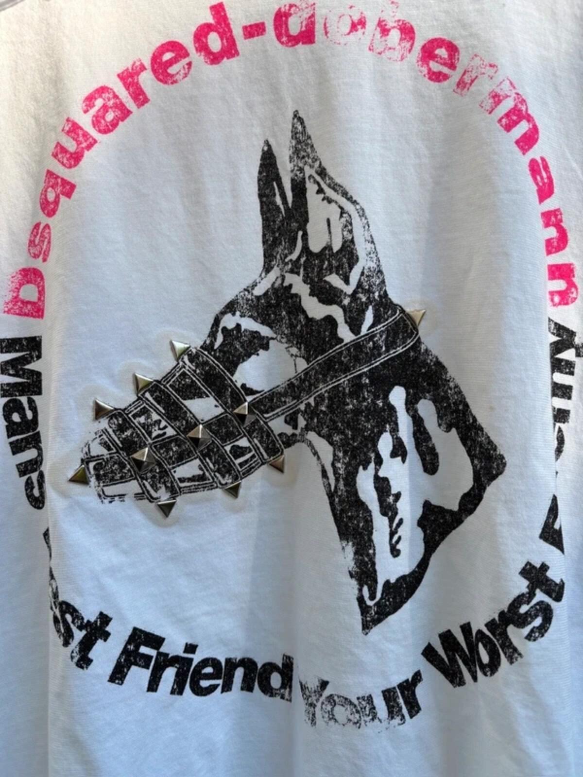 Dsquared2 FW2007 Runway Studded "Dobermann" T-Shirt Unworn