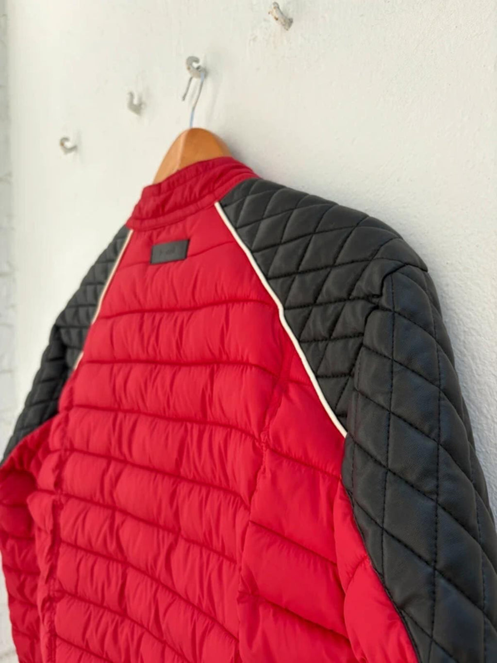 Just Cavalli FW2018 Quilted Biker Jacket Calf Leather