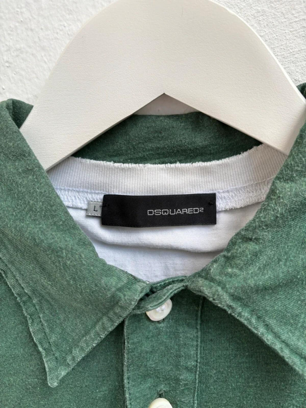 Dsquared2 FW2006 Double-Layered Polo Green
